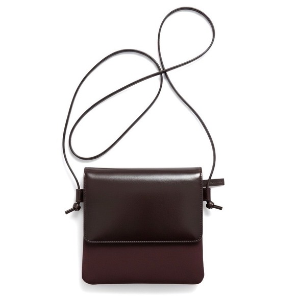 Hobo International Handbags - Hobo International Leather and Nylon Crossbody Bag